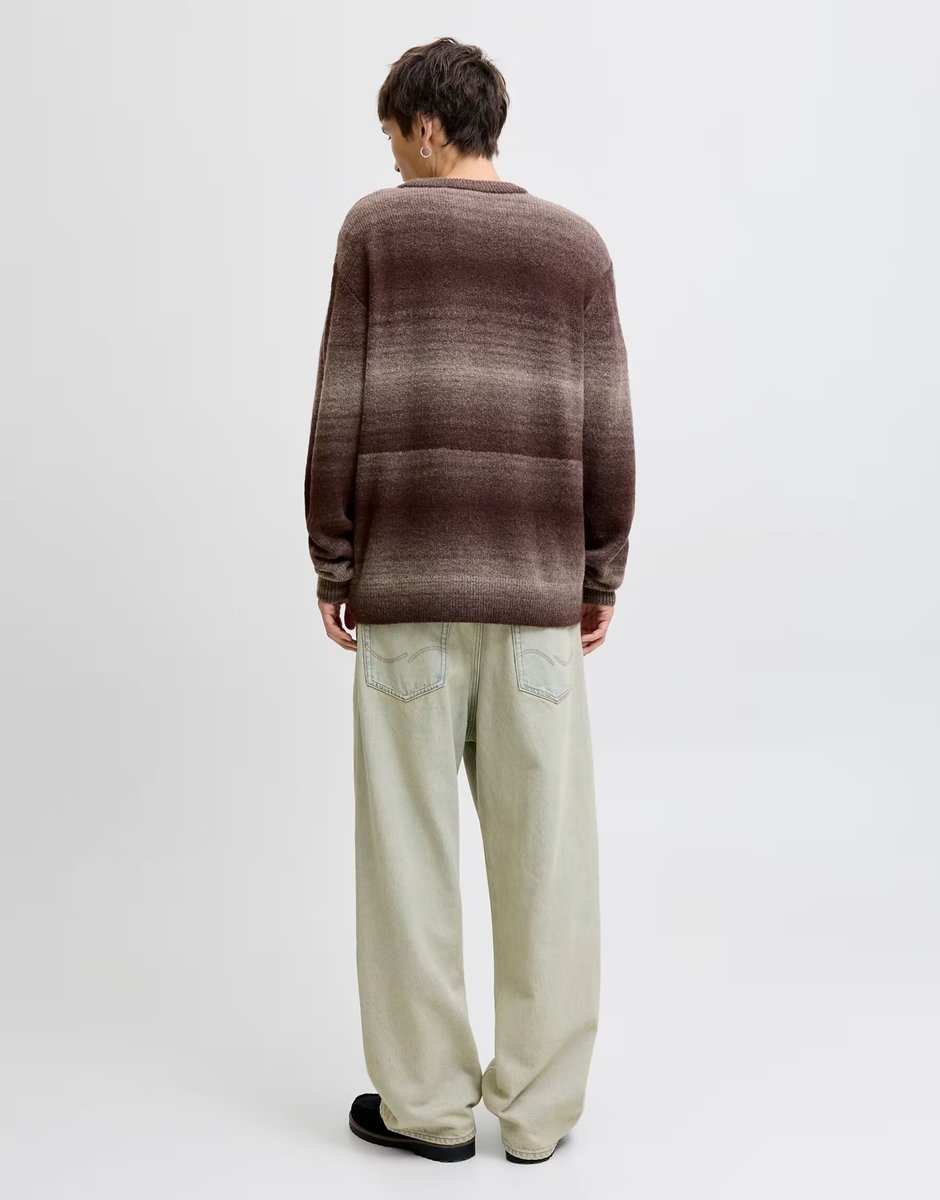 ASOS Jack & Jones Knitted pullover in deep mahogany - 4