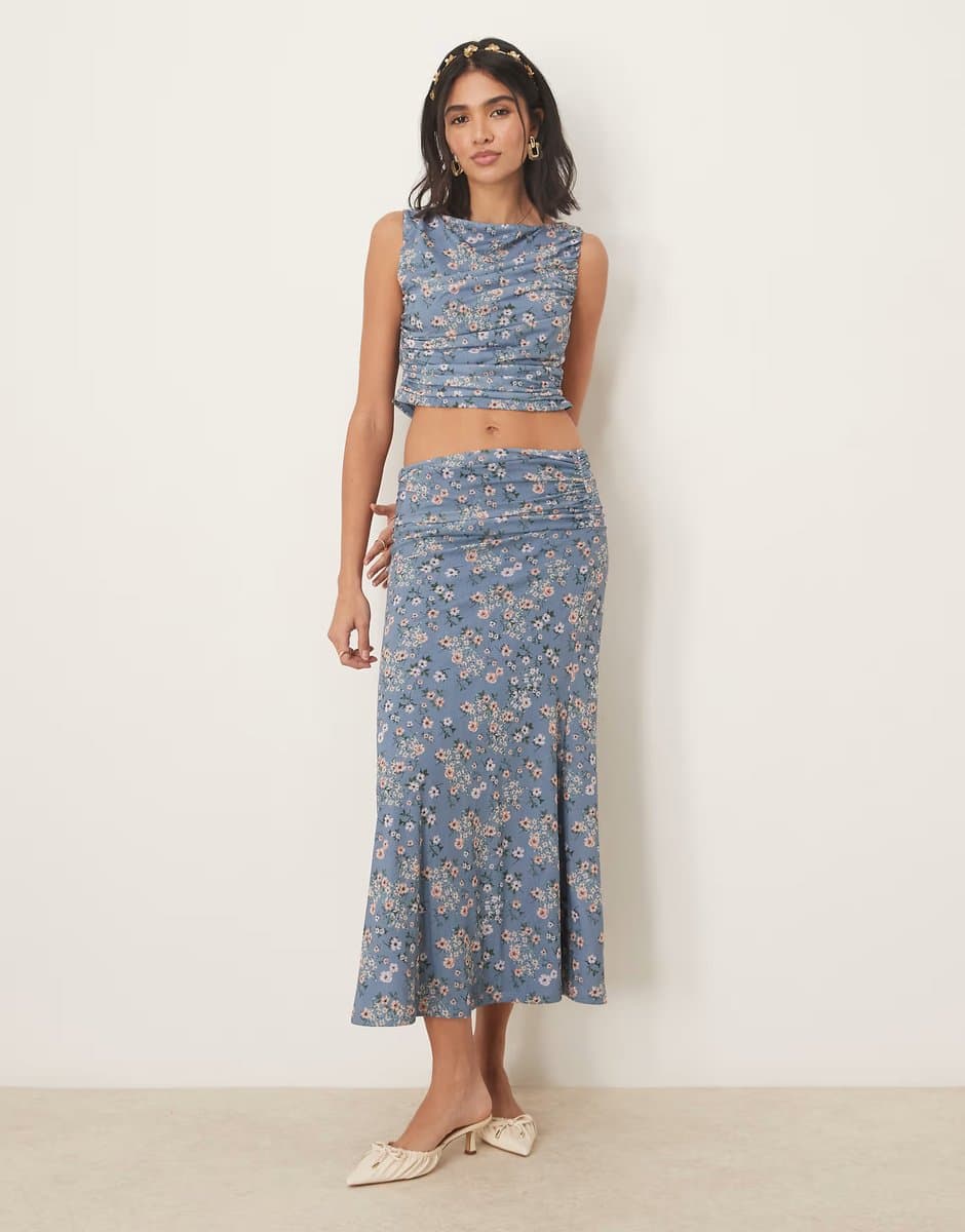 ASOS ASOS DESIGN co-ord - blue floral