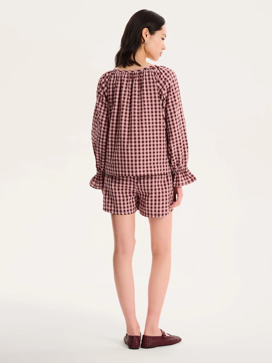 OMNES Joshua Checked Shorts - 2