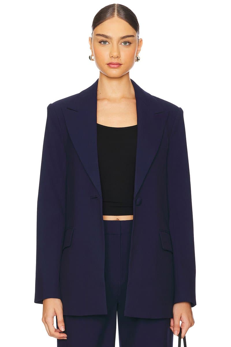revolve Revolve Camila Coelho Navy Blazer in Navy
