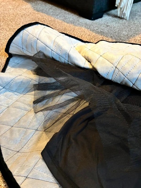 ASOS ASOS Luxe quilted velvet mini dress with diamanté details (UK 14) - 3