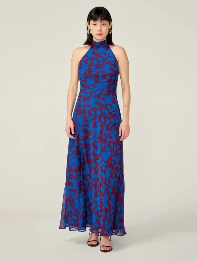 OMNES Elsie Dress in Wild Fern Print - 2