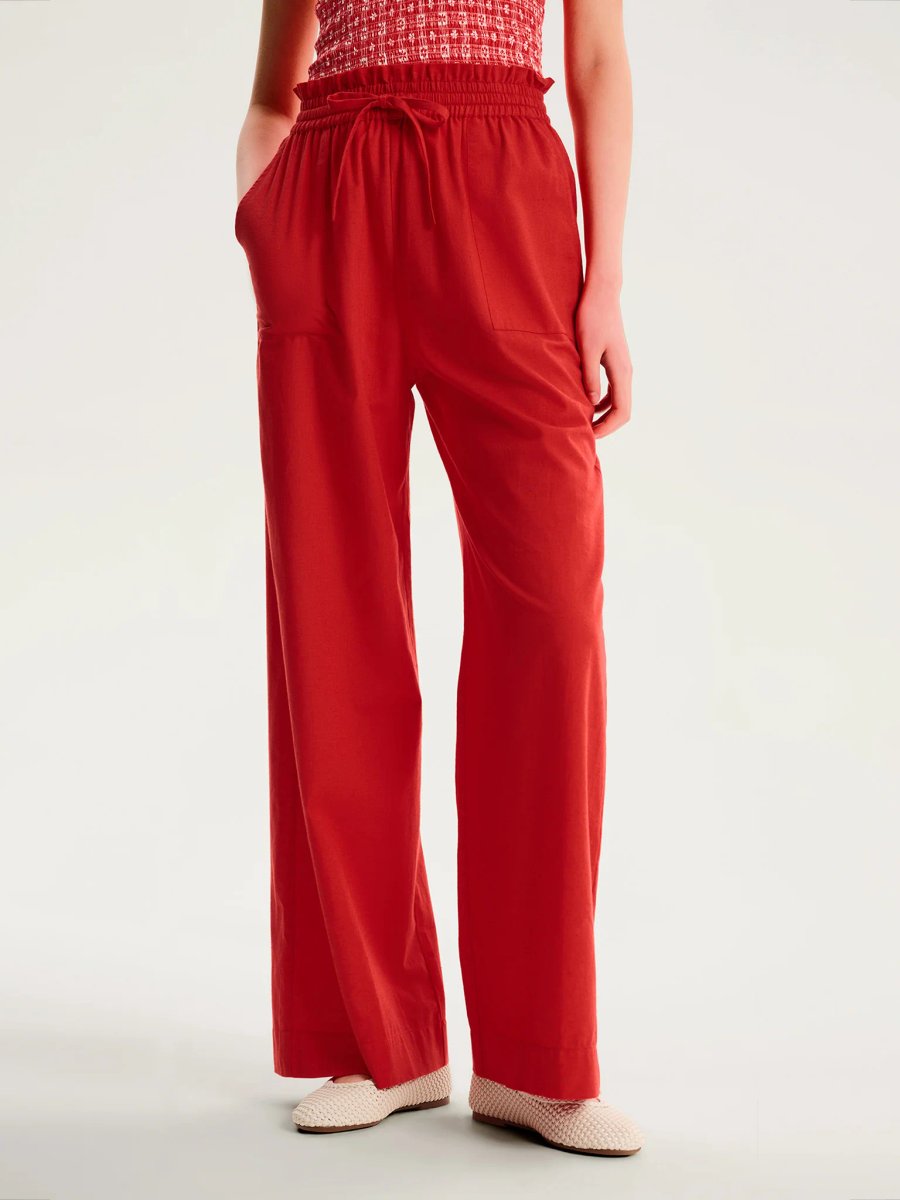 OMNES Rommy Trouser in Red - 2