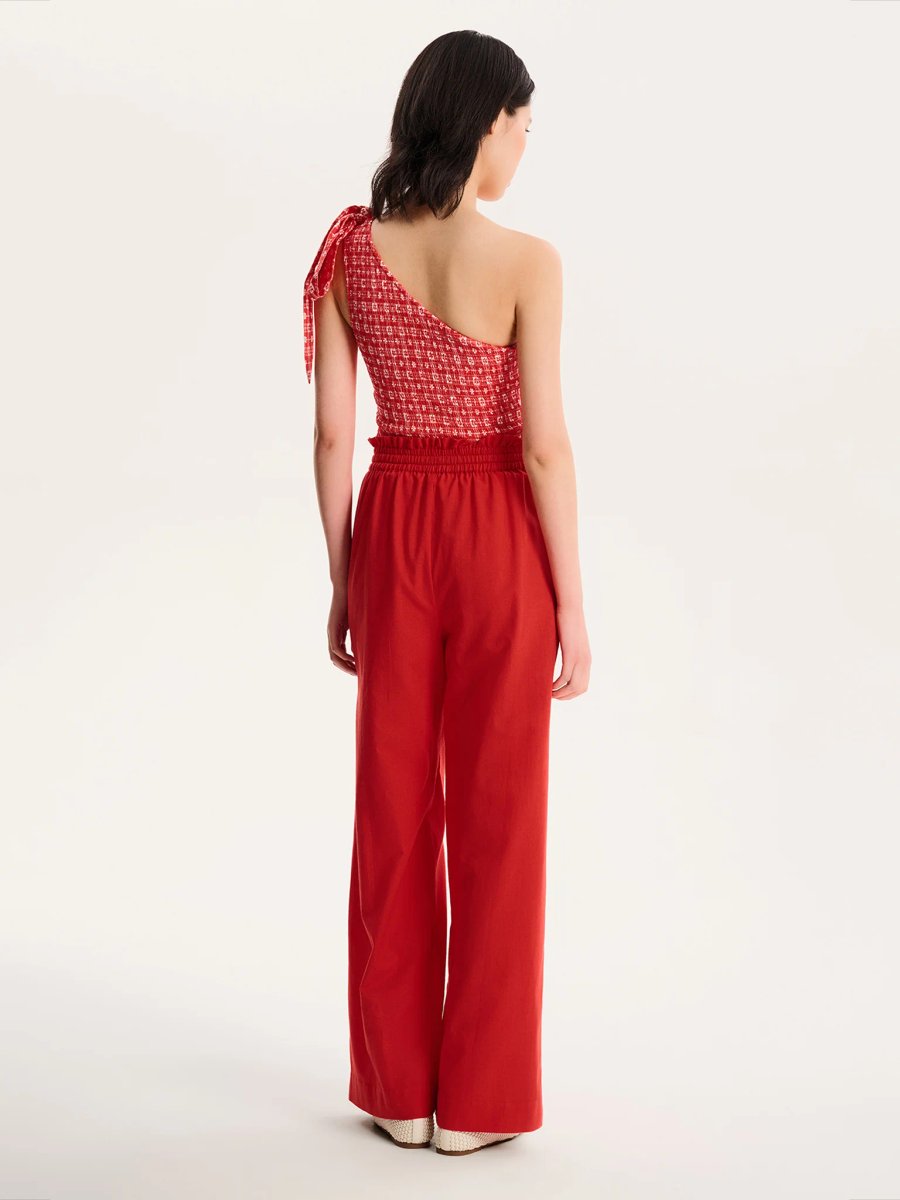 OMNES Rommy Trouser in Red - 3