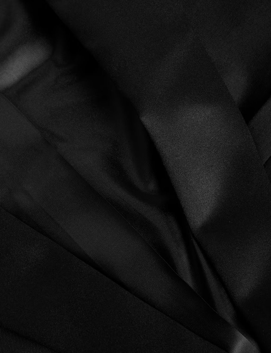Marks & Spencer M&S Skinny Fit Stretch Tuxedo Jacket Black - 2