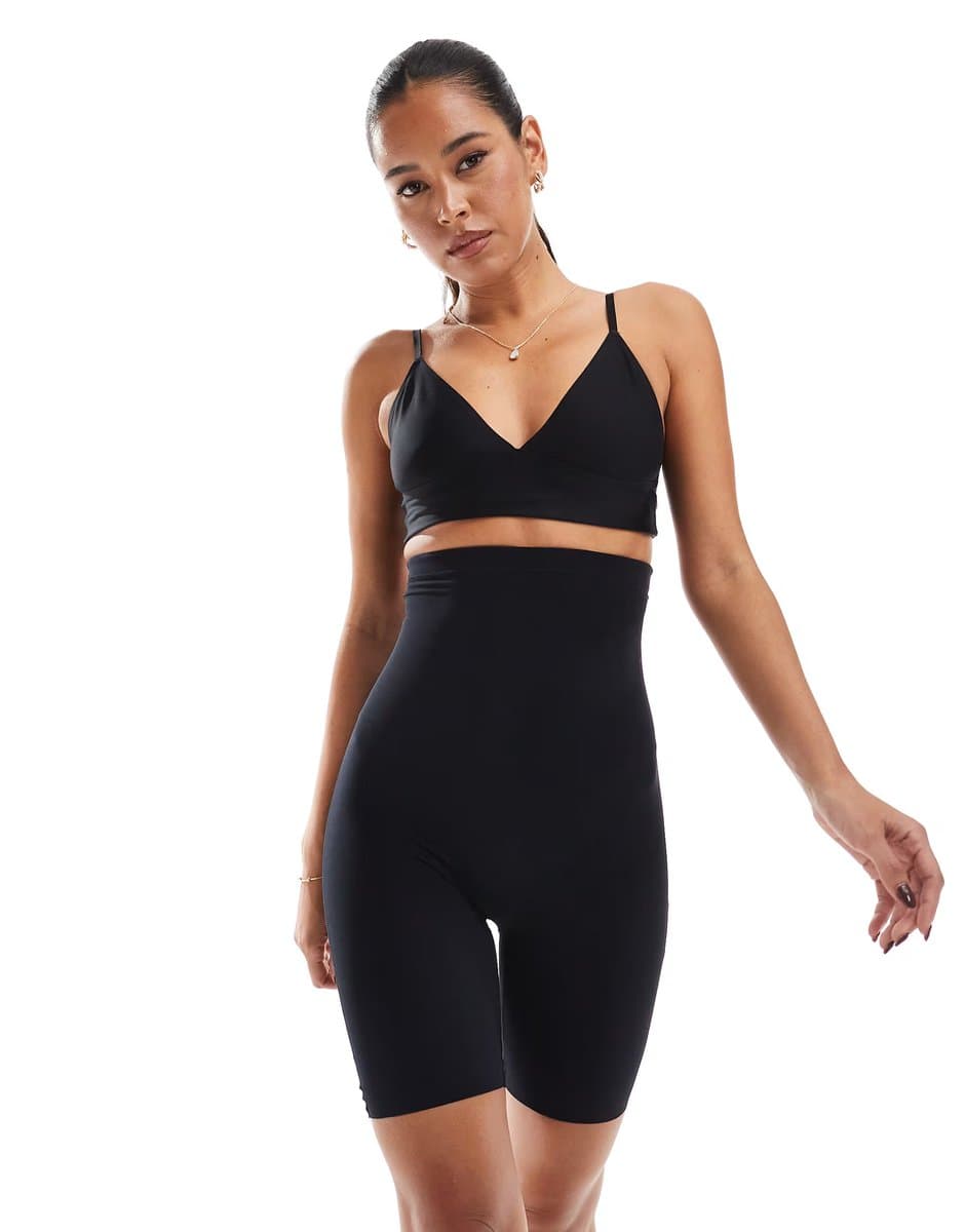 ASOS Commando Classic control hi waisted short black in black