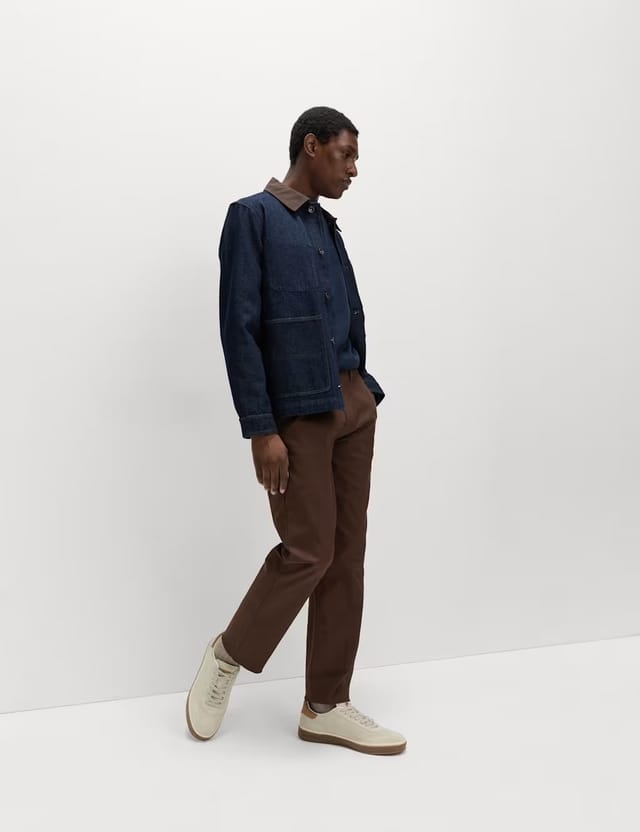 Marks & Spencer M&S Regular Fit Twill Chinos Bitter Chocolate - 3