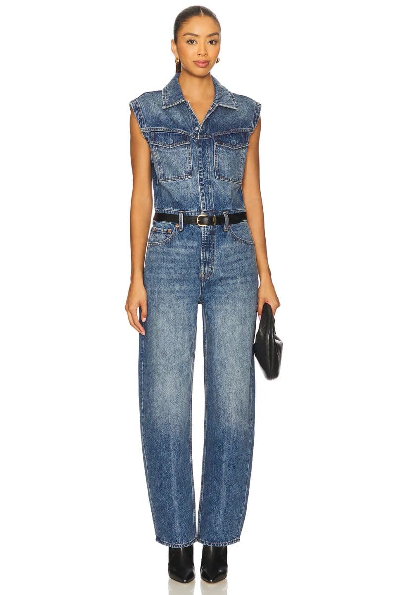 revolve Ace Sleeveless Barrel Leg Jumpsuit - 4