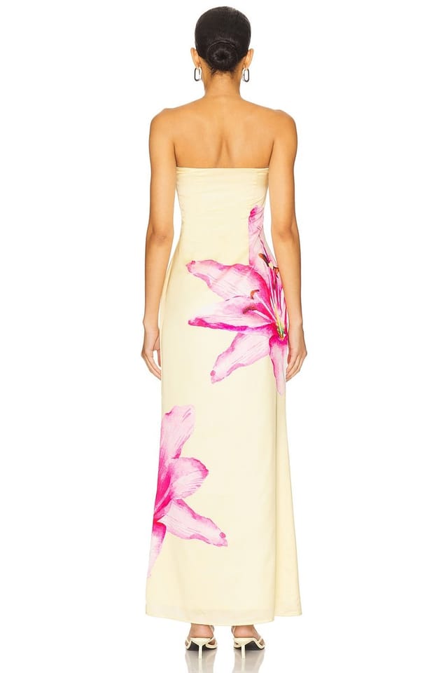 revolve Lyza Strapless Maxi Dress - 3