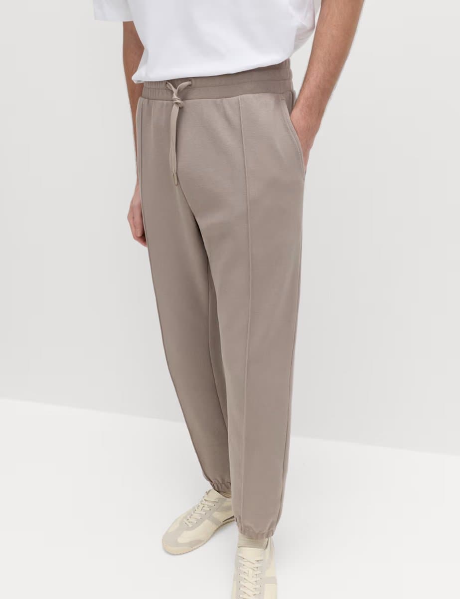 Marks & Spencer M&S Pique Scuba Joggers Mushroom