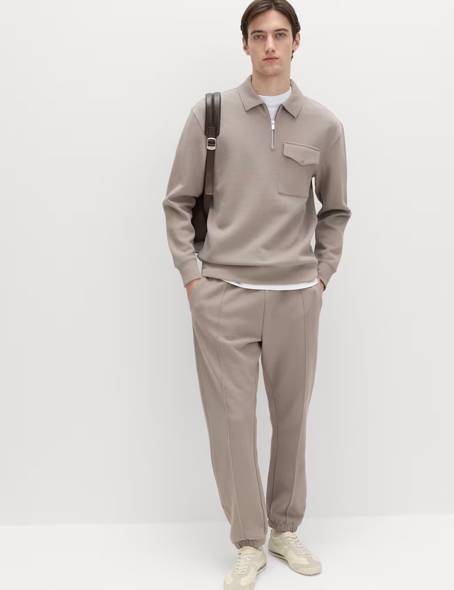 Marks & Spencer M&S Pique Scuba Joggers Mushroom - 2