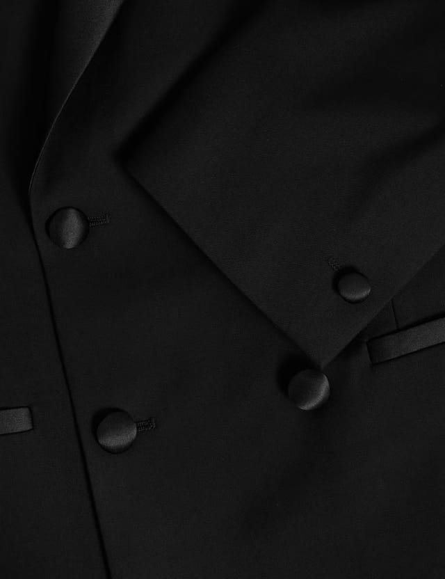Marks & Spencer M&S Slim Fit Double Breasted Tuxedo Jacket Black - 2