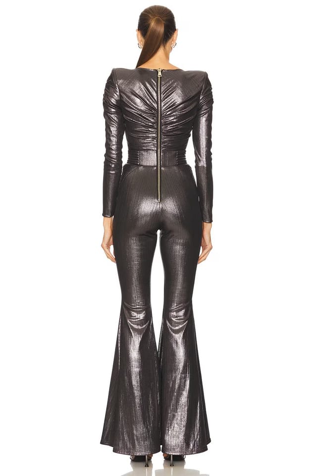 revolve Bloom Metallic Jumpsuit - 3