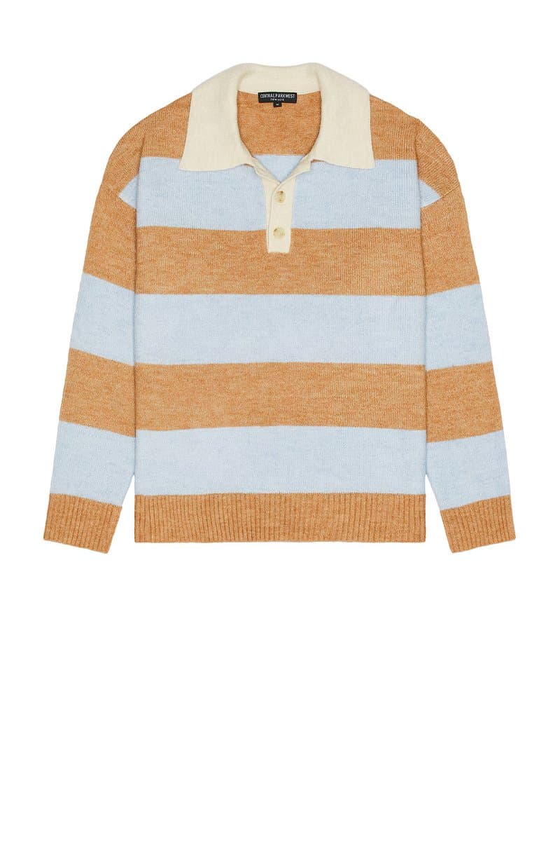 revolve Striped Rugby Polo Sweater