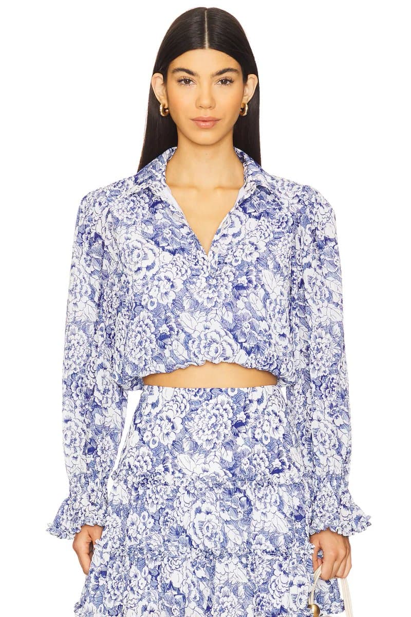 revolve Floral Zendaya Top