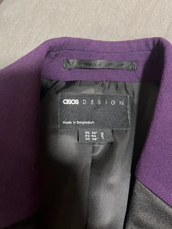 ASOS Design ASOS Purple blazer