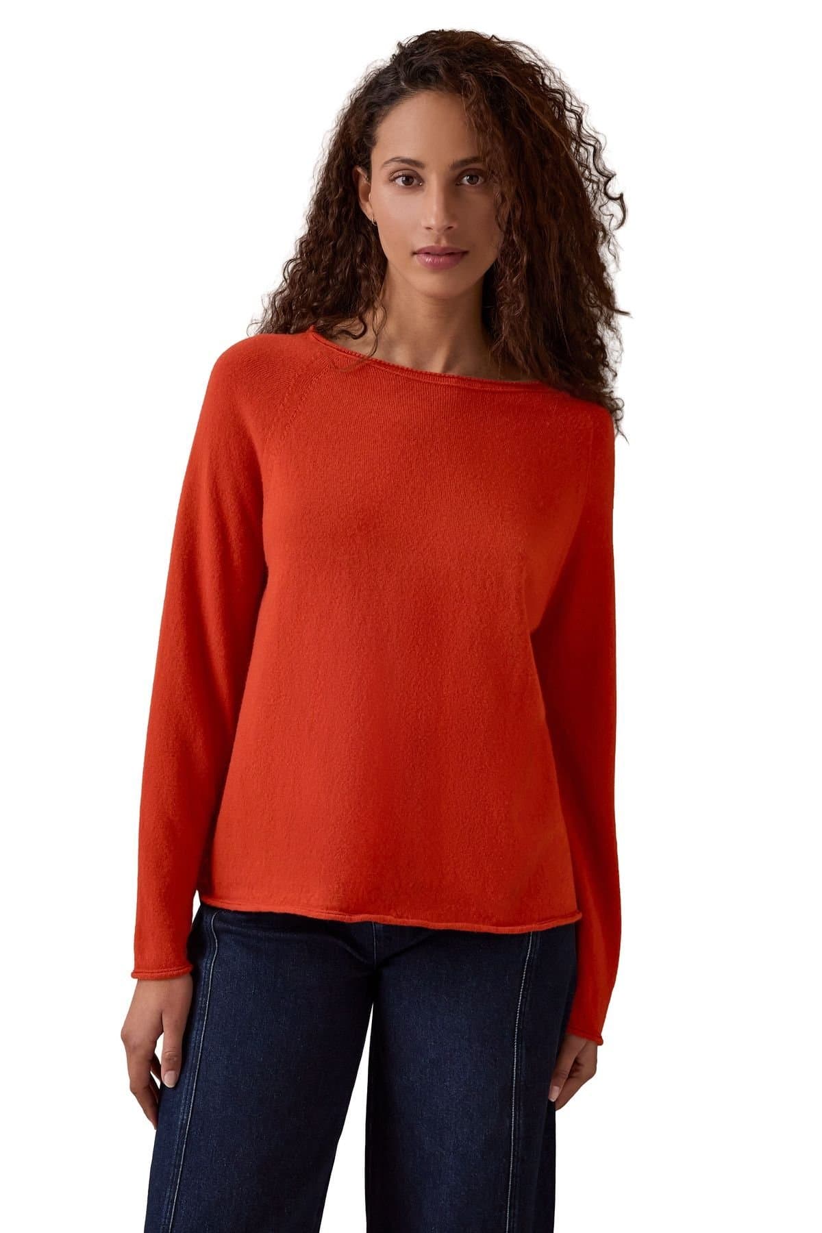 Celtic & Co Celtic & Co Burnt Orange Supersoft Essential Sweater