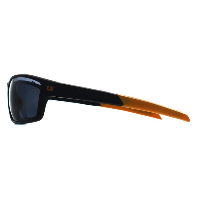 Caterpillar Caterpillar Men's Wrap Matte Navy Solid Smoke Polarized CTS-8020 in Blue - 3