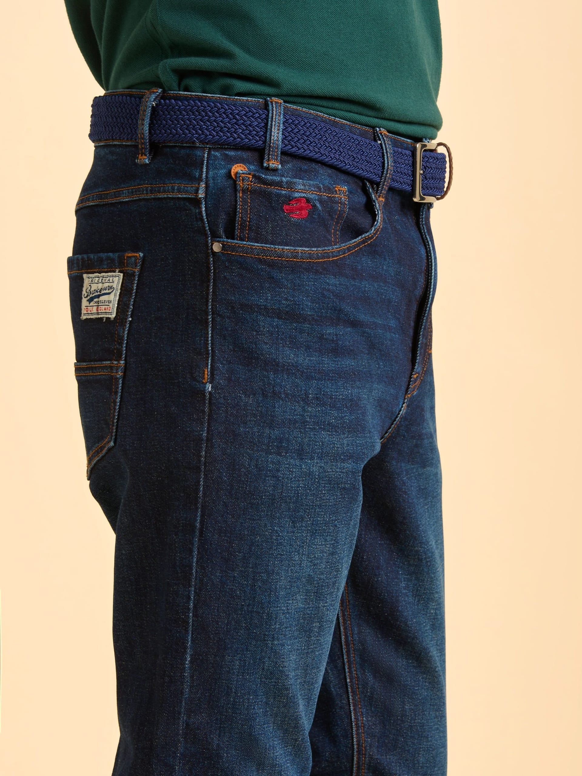 Brakeburn Brakeburn Men's Bellingham Denim Trouser in Navy - 4