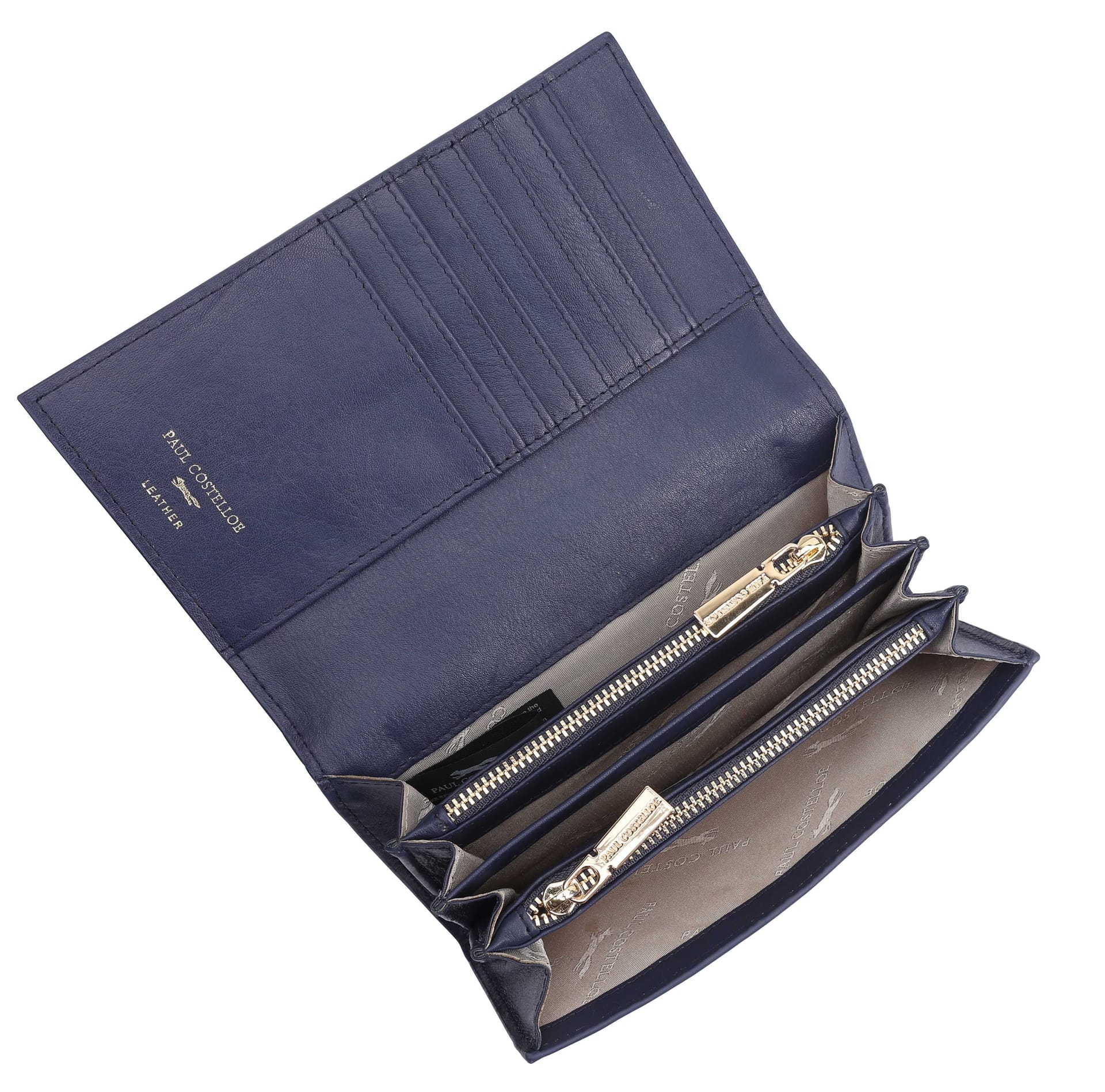 Paul Costelloe Paul Costelloe Women's Alto Leather Purse in Dark Navy - 4