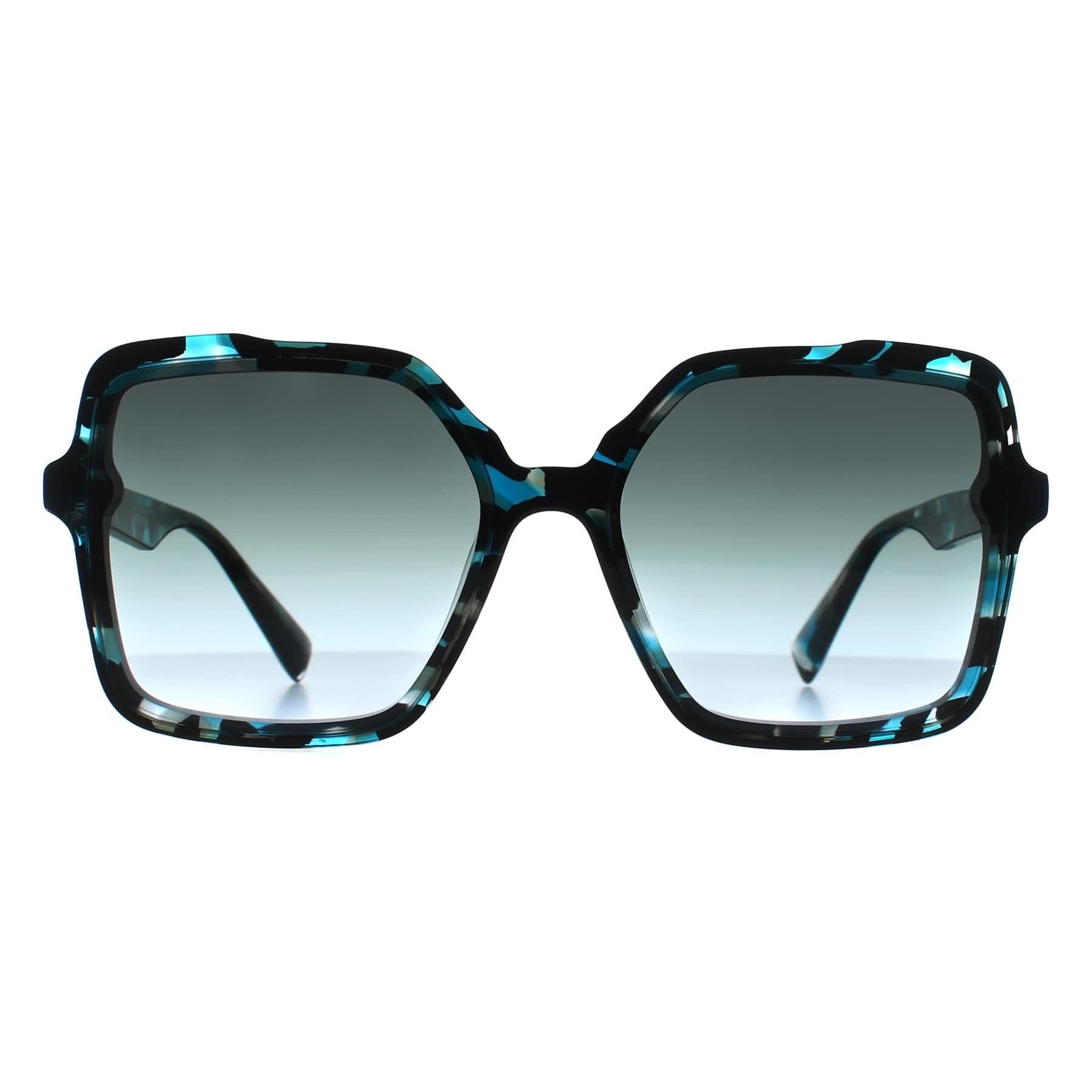 Ana Hickmann Ana Hickmann Women's Square Blue Havana Blue Gradient HI9195