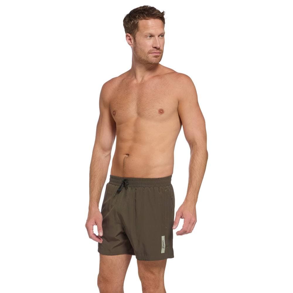 Zoggs Zoggs Men's Mens Kiama 15 inch Swimming Shorts in Khaki