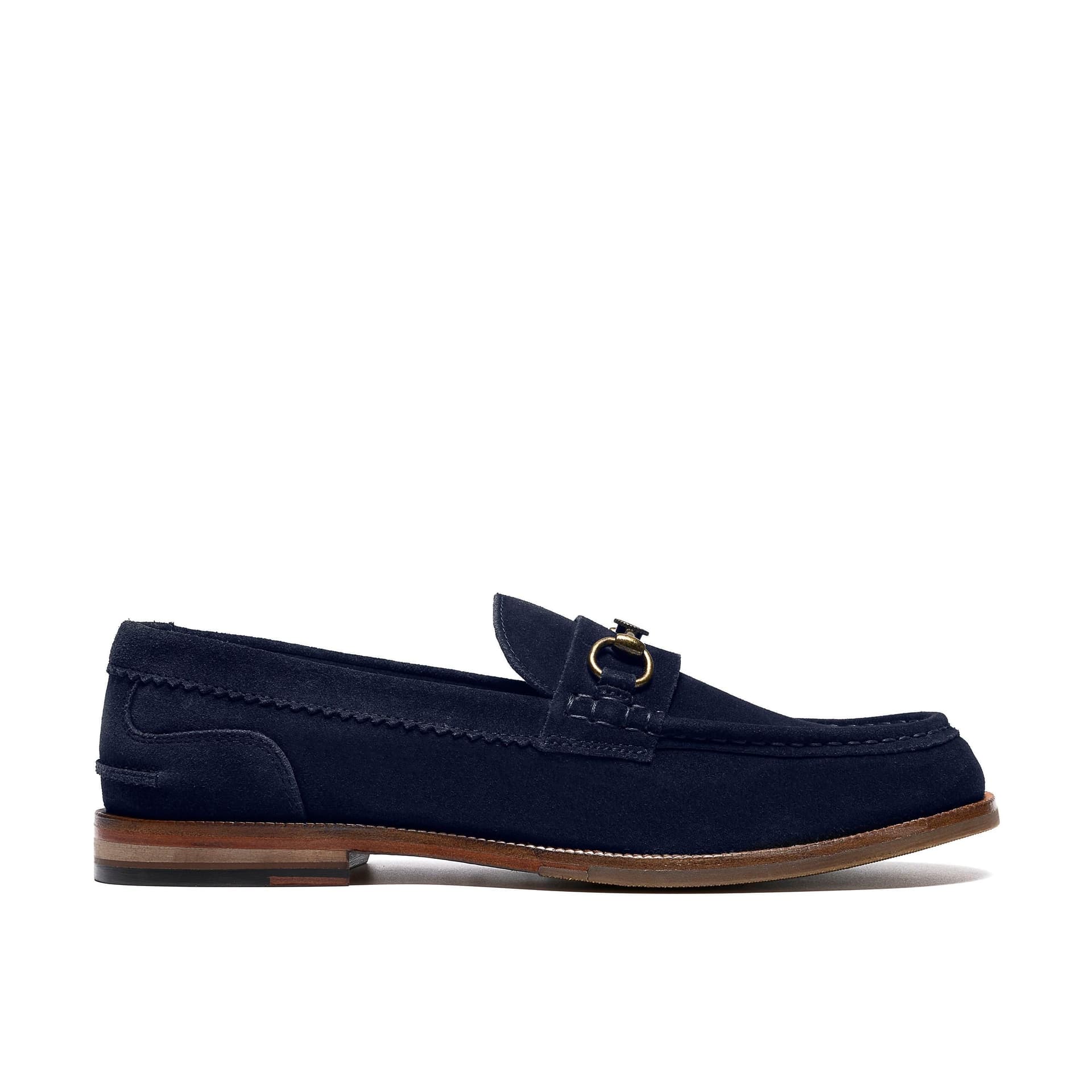Clarks Clarks Men's Craft James LT Navy Suede Slip Ons in Blue