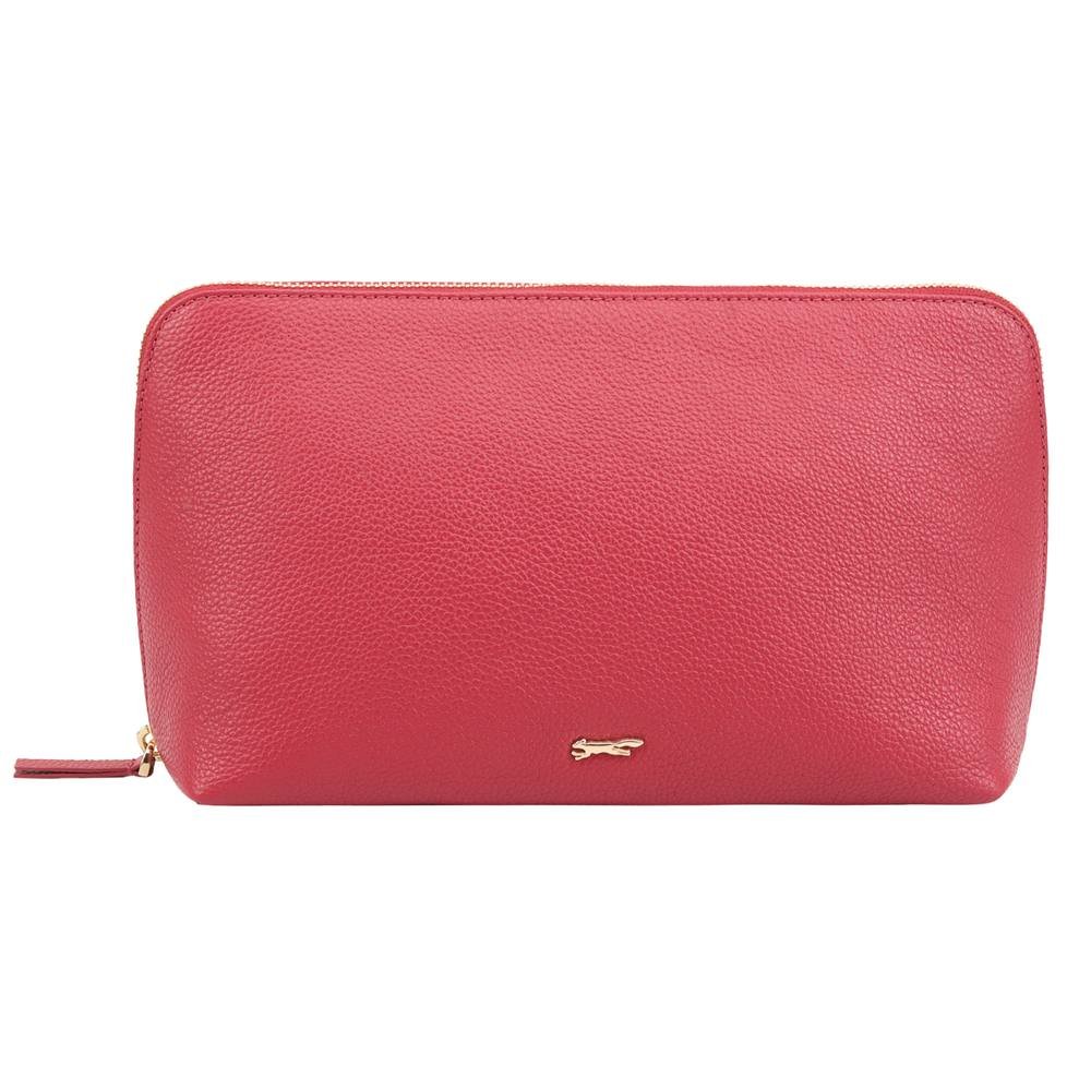 Paul Costelloe Paul Costelloe Women's Lahn Leather Pouch in Pink - 1