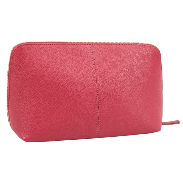 Paul Costelloe Paul Costelloe Women's Lahn Leather Pouch in Pink - 2