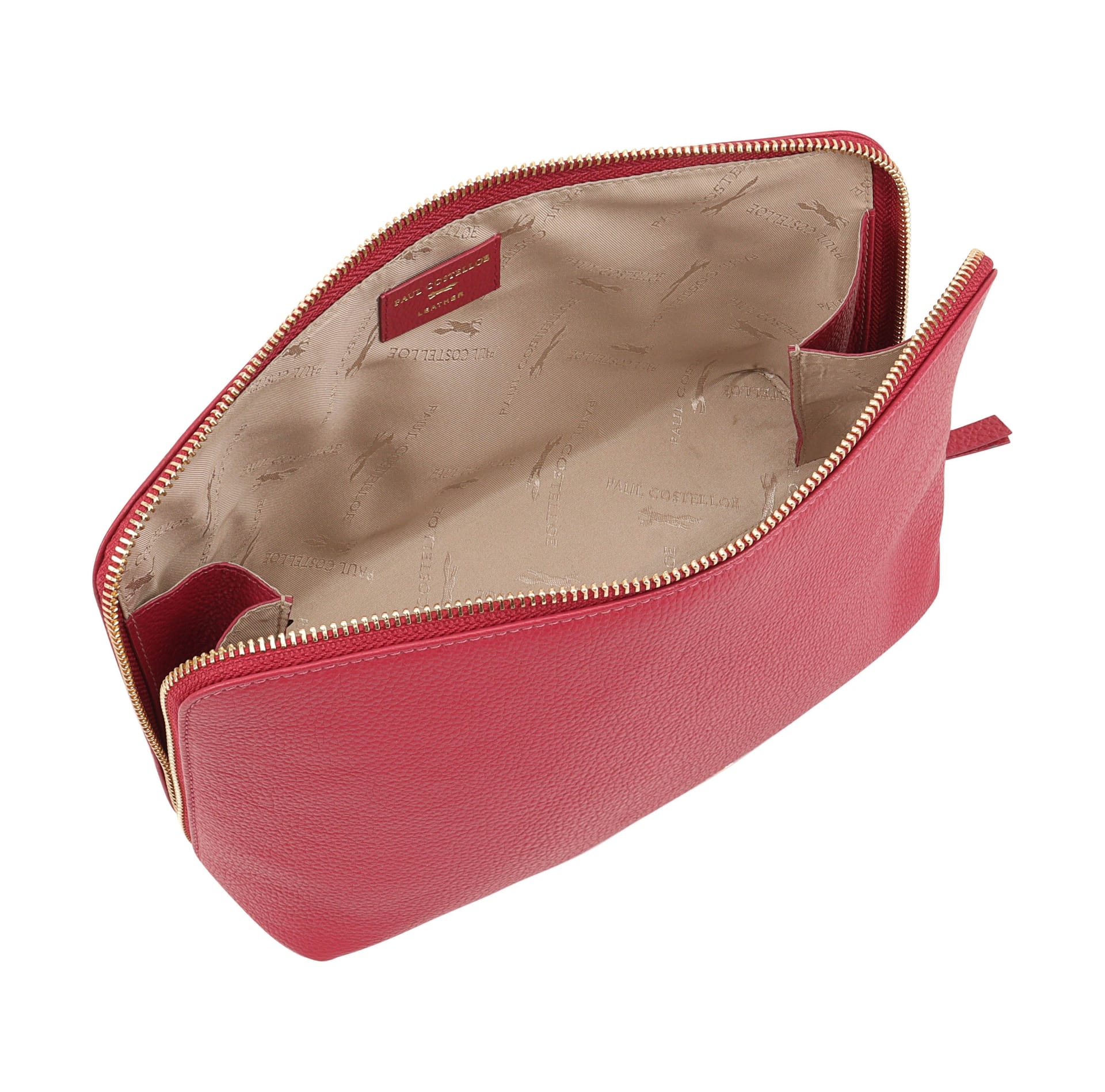 Paul Costelloe Paul Costelloe Women's Lahn Leather Pouch in Pink - 4
