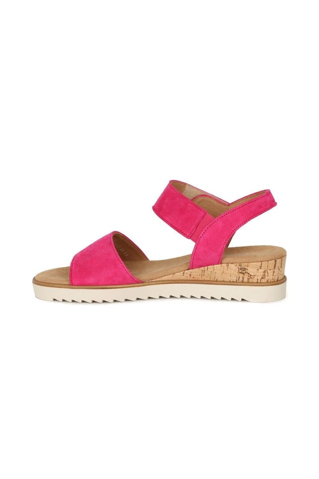 Gabor Gabor Women's 'Raynor' Low Wedge Sandals in Pink - 2