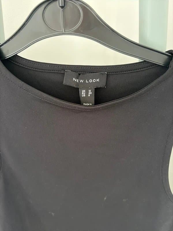 New Look Black body suit size 12