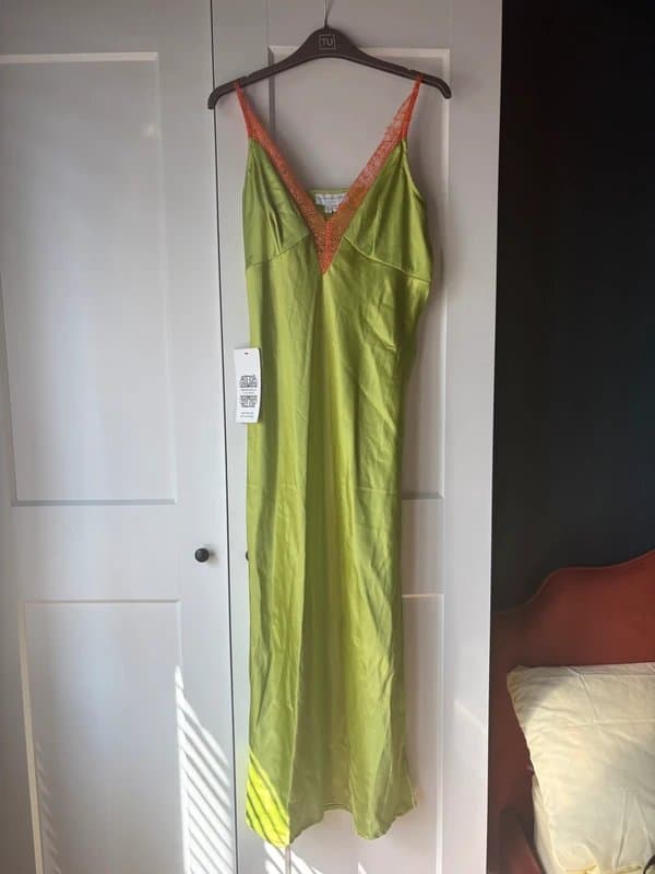Never Fully Dressed never fully dressed satin midi dress size 8
