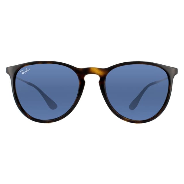 Ray-Ban Ray-Ban Women's Round Havana Dark Blue Erika 4171 Sunglasses in Brown - 2