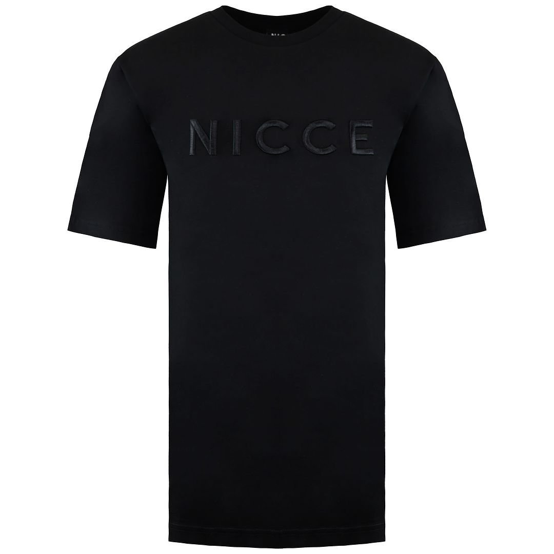 Nicce Nicce Men's Short Sleeve Crew Neck Black Logo Mercury T-Shirt - 3