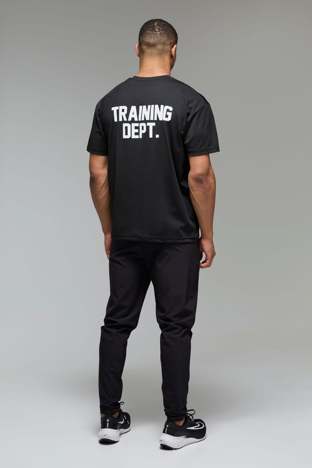 Training Dept. Training Dept. Men's Training Dept Performance Oversized Gym T-shirt in Black - 2