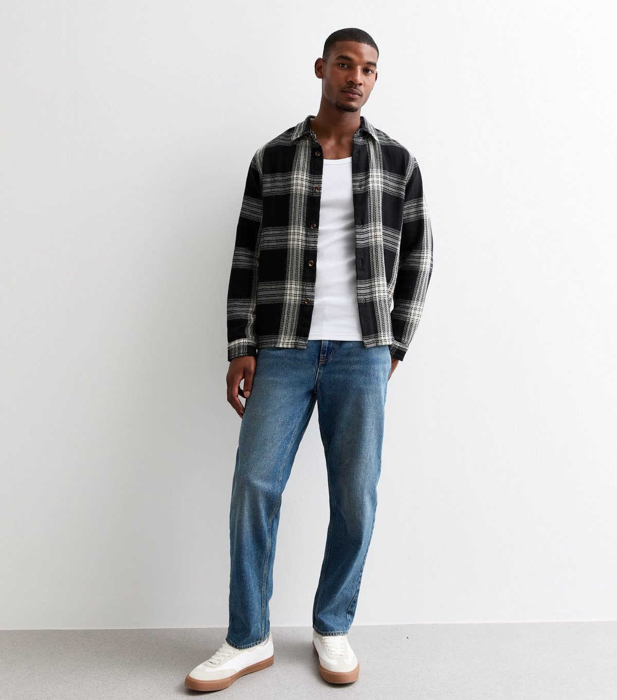 New Look Men's White Ribbed Jersey Muscle Fit Vest New Look - 3