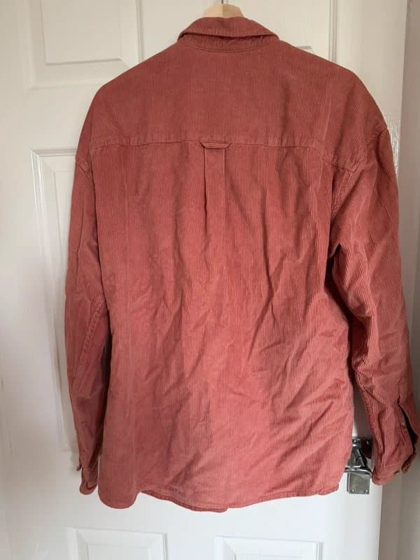 ASOS Design ASOS Pink oversized corduroy shirt