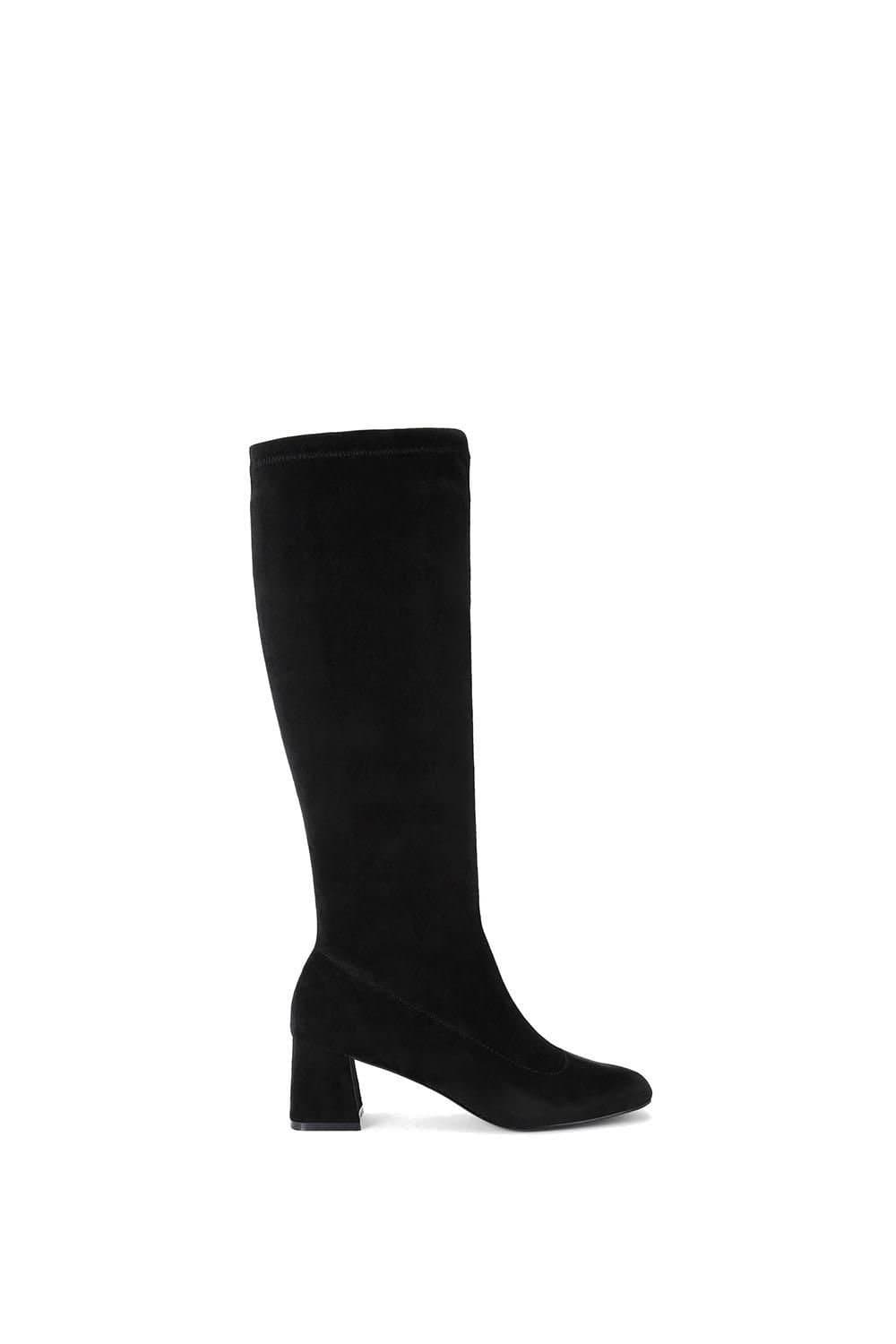 KG Kurt Geiger KG Kurt Geiger Black Microsuede High Leg Boots