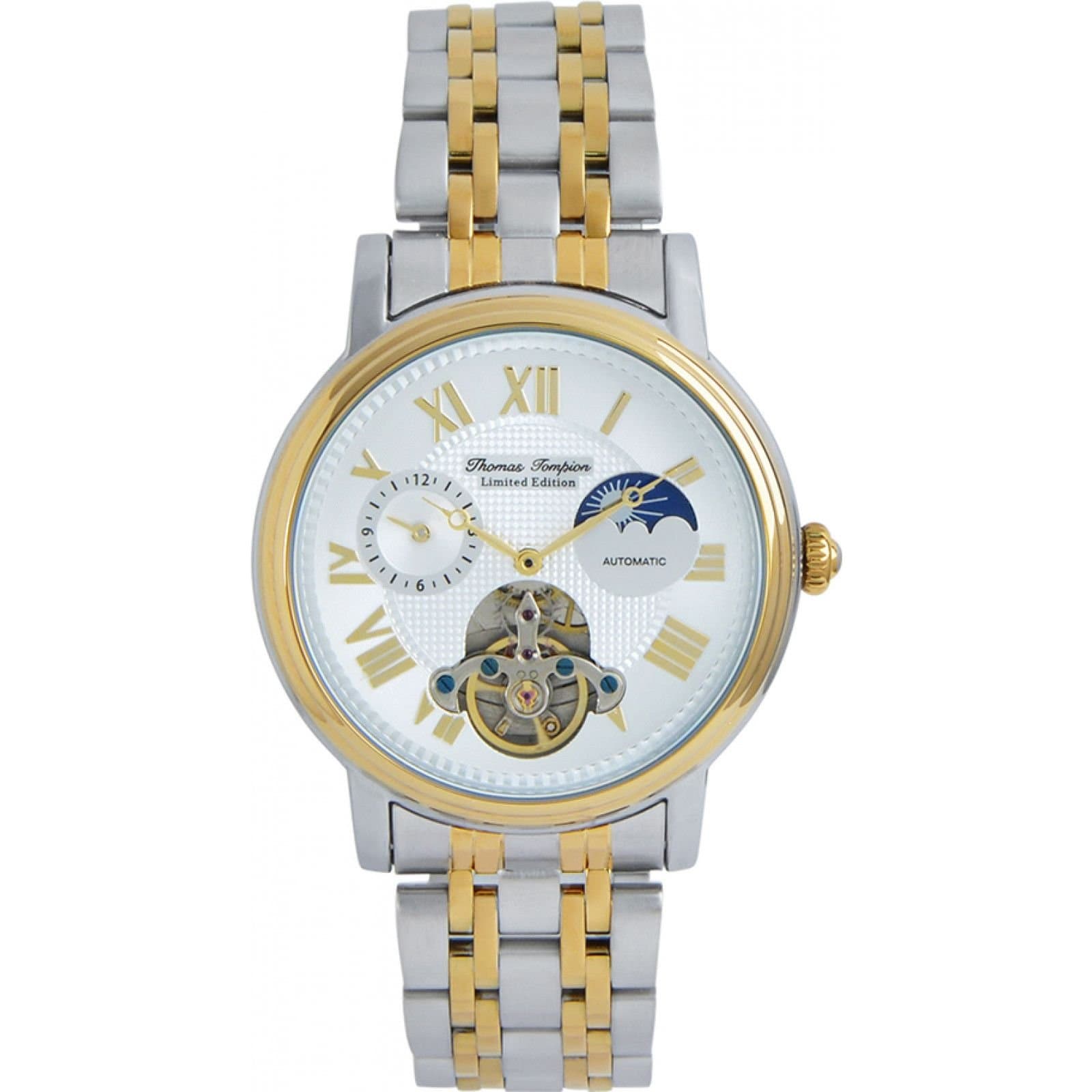 Thomas Tompion Thomas Tompion Men's TT-1121 London 44mm Automatic Watch