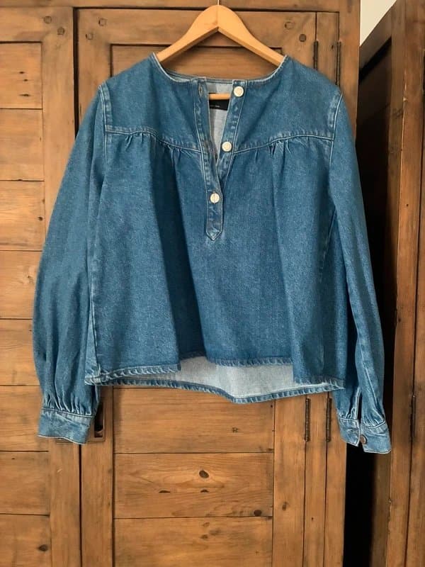 ASOS Denim smock blouse