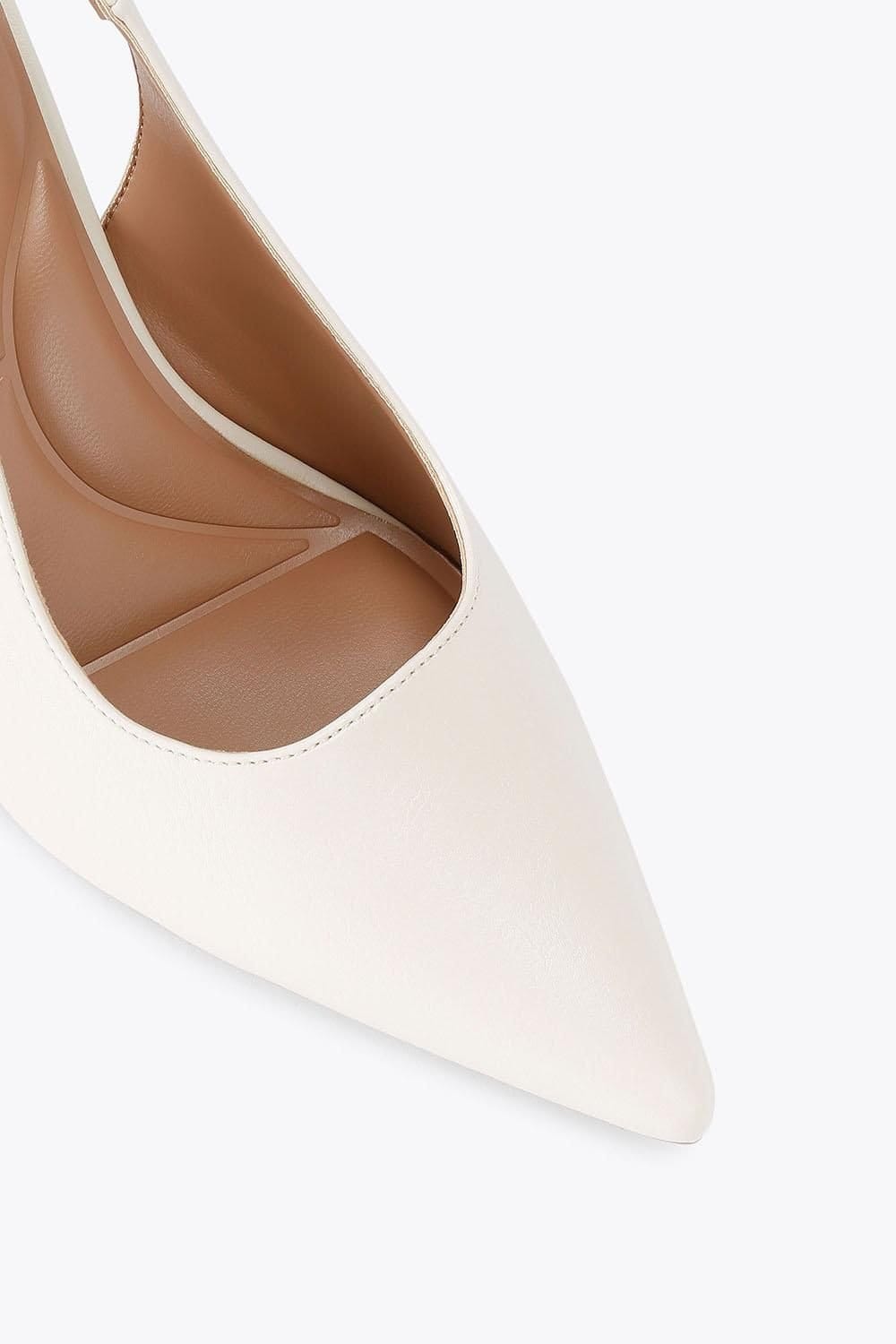 Carvela Carvela Women's 'Corletta Sling Court' Heels in Cream - 4