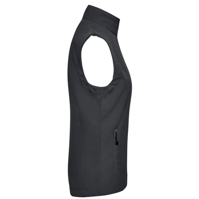James and Nicholson James and Nicholson Women's Softshell Gilet in Black - 3