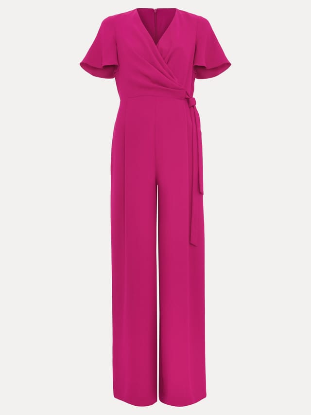 Phase Eight Phase Eight Women's Julissa Pink Wide Leg Jumpsuit in Fuchsia - 2