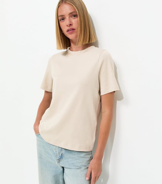 New Look Women's Premium Stone Heavyweight Cotton T-Shirt New Look - 2
