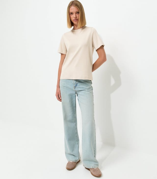 New Look Women's Premium Stone Heavyweight Cotton T-Shirt New Look - 3