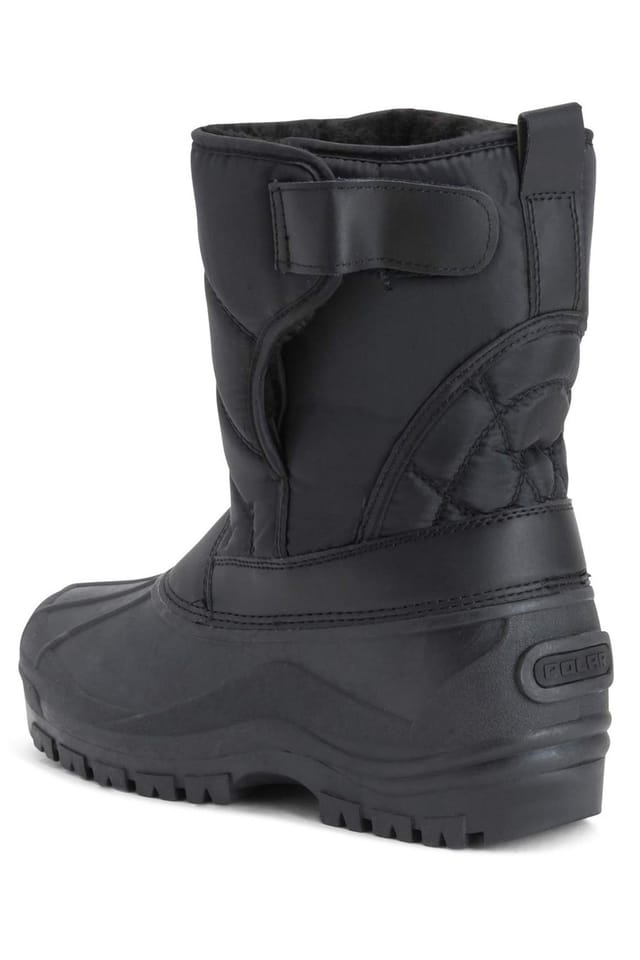 Viva VIVA Men's Muck Nylon Strap Duck Snow Winter Waterproof Rain Outdoor Boots in Black - 3