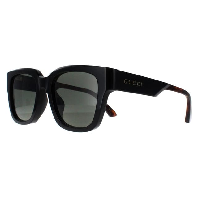 Gucci Gucci Men's Square Black with Havana Grey GG1670SK - 2