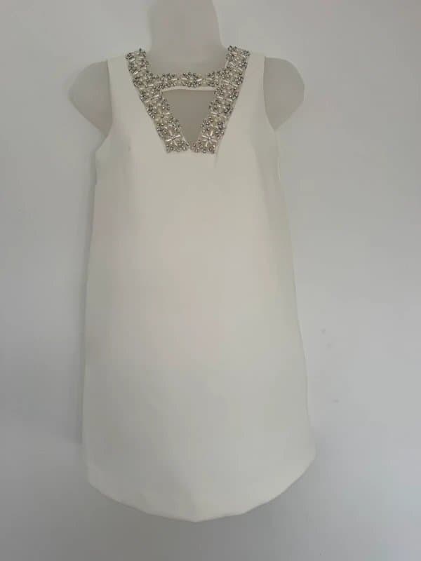 River Island * NEW * (with tags) River Island Embellished White Party Dress - RRP £70 -