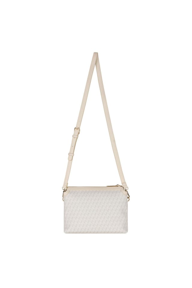 Valentino Valentino Women's Queen V Logo Crossbody Ecru - 2